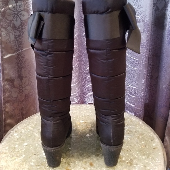 Kate Spade Cagney Bow Wedge Heel Snow Boots - Picture 4 of 4